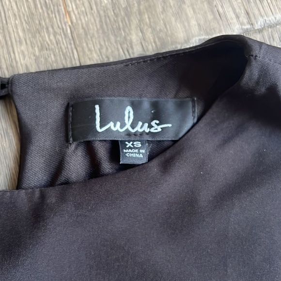 🔥LULUS🔥 | Black long puff sleeve mini dress - Picture 7 of 12